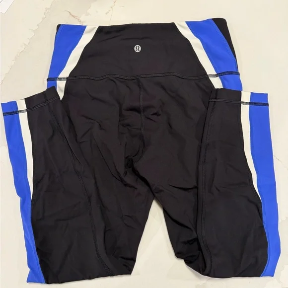 lululemon athletica Black and Blue Leggings - Picture 2 of 2